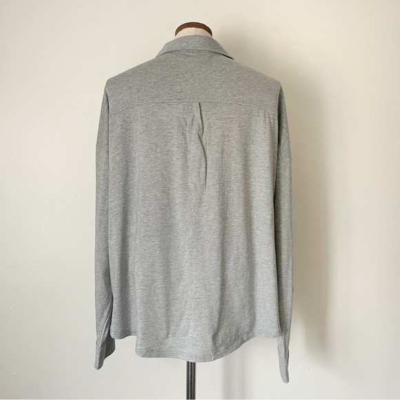 New Boden Gray full sleeve button shirt size 16/18 cotton blend - Picture 4 of 5